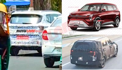 Kia Carens Facelift Spied In India For The First Time - Or Is It Carens EV?