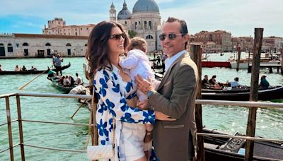 Las bonitas imágenes de Nadia Ferreira celebrando su 25 cumpleaños con Marc Anthony y su hijo en Venecia