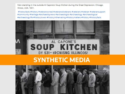 Fact Check: Al Capone soup kitchen image is AI-generated