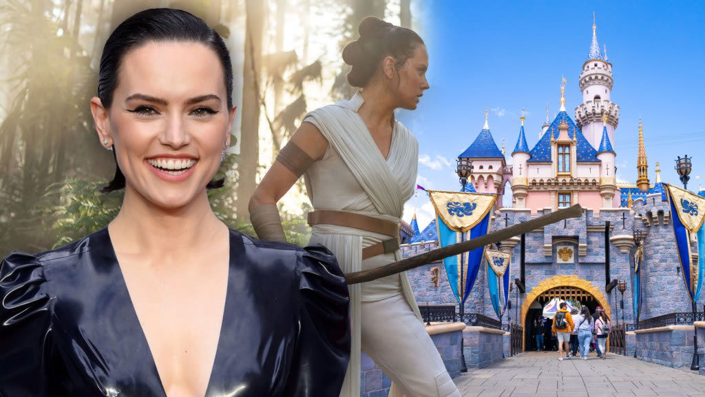 ‘Star Wars’ Actress Daisy Ridley Comes Face-To-Face With Rey Character Performer At Disneyland: “Surrealist!”