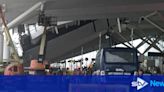 One dead and six injured after canopy collapses at New Delhi airport