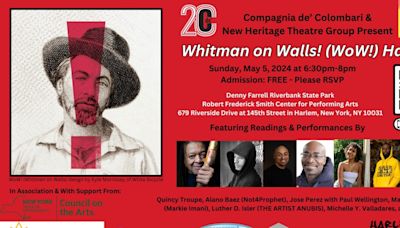 WHITMAN ON WALLS! (WoW!) HARLEM Comes To Riverbank State Park