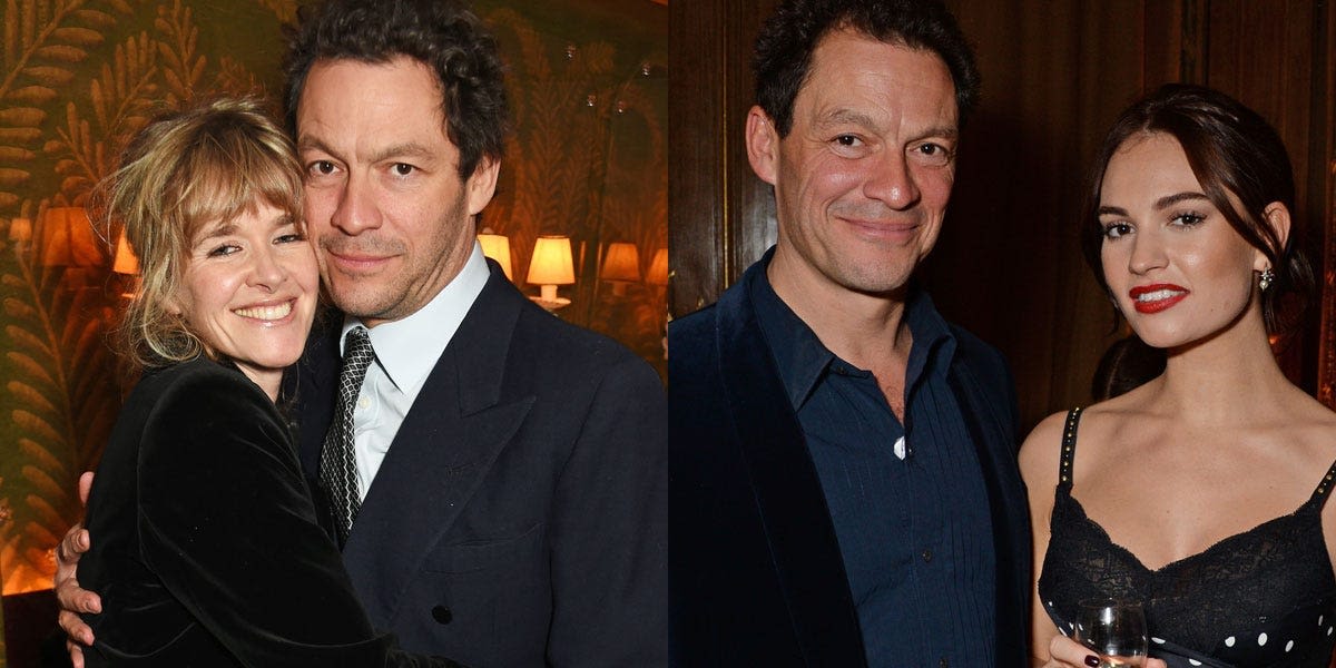 Dominic West says he and his wife 'joke about' Lily James drama now