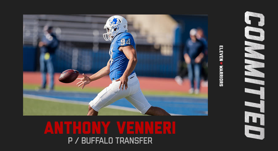 Ohio State Adds Former Buffalo Punter Anthony Venneri As Walk-On Transfer