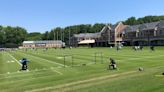 Ravens hit the field for first OTA work on the field in front of the media