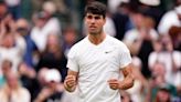 Wimbledon: Carlos Alcaraz makes shaky start against unseeded Australian Aleksandar Vukic