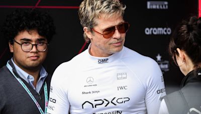 Brad Pitt Joins F1 Drivers in the Media Pen at British GP for Possible ‘Post Quali Interview’ of His Own