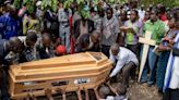 At least 41 people, most of them children, were killed at a school in Uganda by suspected rebel fighters. Officials say the attackers initially thought to target a military base but changed their minds.