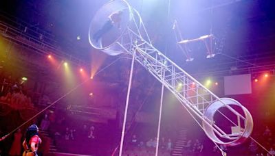 Blackpool Tower circus performer falls from 'Wheel of Death' as shocked crowd watches on