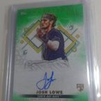 超級新秀JOSH LOWE限量052/125新人RC卡面簽名卡一張~2000元起標(B6)