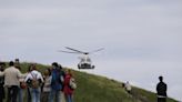 Expectación en Gijón por un simulacro de rescate en el Cerro
