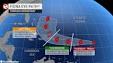 Tropical Storm Fiona moving toward Caribbean. Slow strengthening possible over next few days