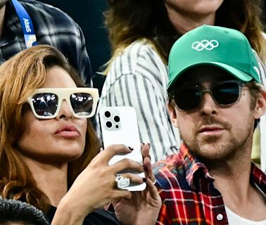 Ryan Gosling and Eva Mendes Shared Extremely Rare PDA at the 2024 Paris Olympics