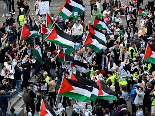 Las protestas propalestinas llegan a Malmö: miles de personas se manifiestan contra la presencia de Israel en Eurovisión