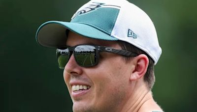 Eagles practice observations: Kellen Moore in charge as Jalen Hurts adjusts to a new offense
