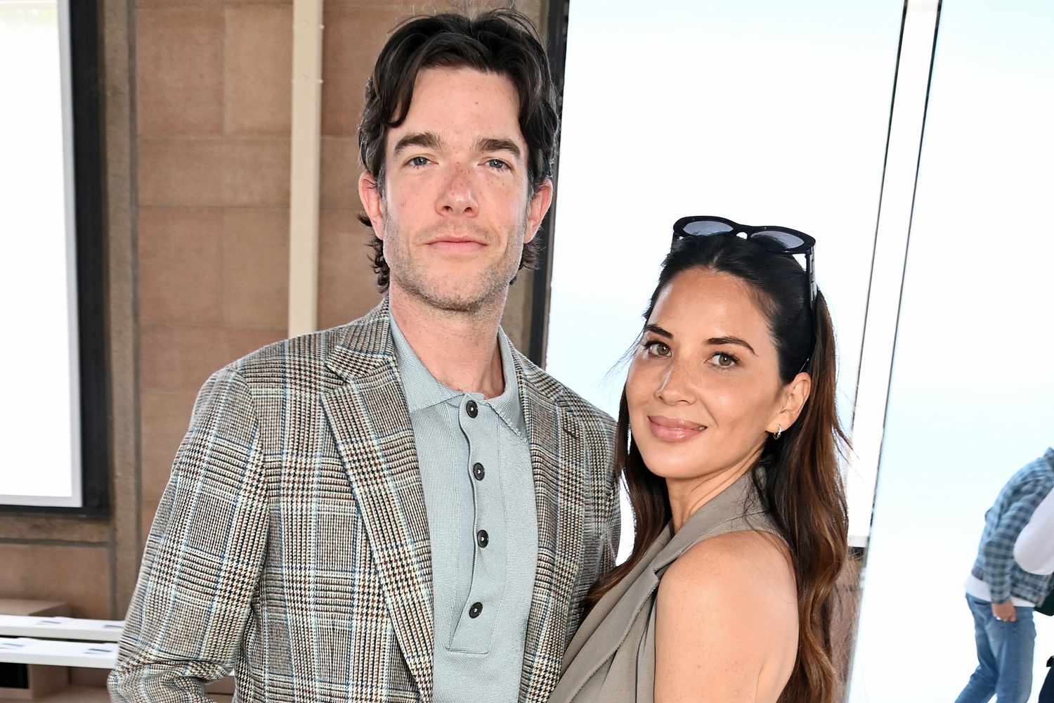 Olivia Munn and John Mulaney Wear Matching Looks as She Coaches Him Through 'Baby's First Fashion Show'