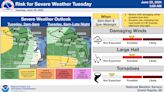 Tuesday could have squall line, 2 rounds of storms for part of Michigan