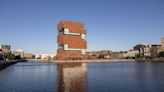 This summer, a dock at Antwerp’s MAS Museum is becoming a pop-up swimming pool