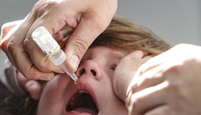 São Paulo vacina 11,5% das crianças de 1 a 4 anos contra a poliomielite