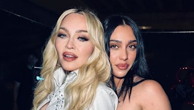 Madonna's daughters Lourdes Leon and twins Stella and Estere make rare joint appearance to support famous mom