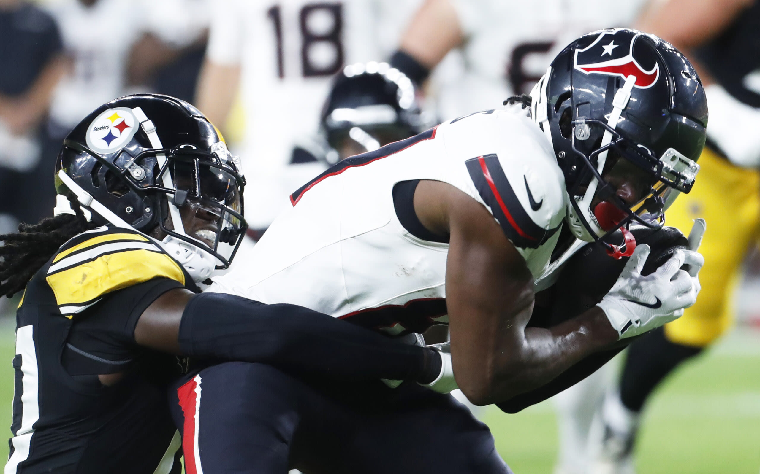 Former Wisconsin WR one of highest-graded players in Houston Texans’ 2024 preseason opener