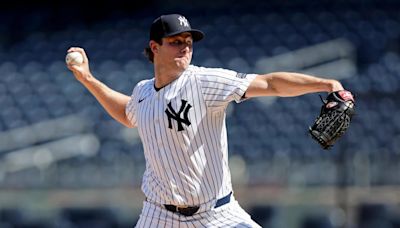 Gerrit Cole rehab start: Yankees' ace throws 3 1/3 scoreless innings in first game since elbow injury