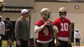 Video: Saints offense at mini-camp