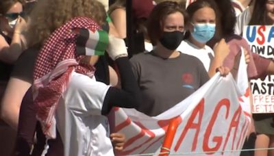 Students hold pro-Palestine protest at University of Alabama