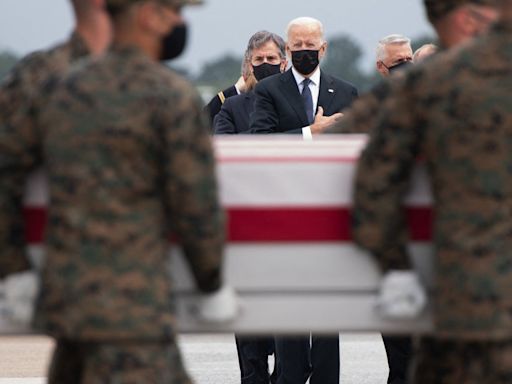Biden stunned by criticism from Gold Star families after Afghanistan withdrawal, former press secretary writes