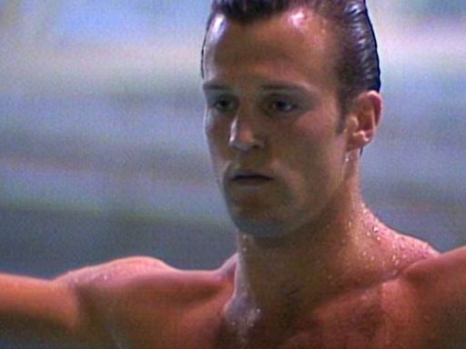 Hollywood star looks unrecognisable as he dives for team GB in 1990