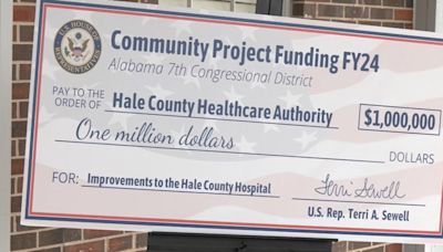 Hale County Hospital receives $1M for renovation project