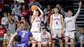 'Knocking them down': Bradley basketball nearly sets team 3-point record in blowout win