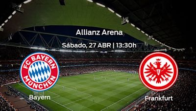 Previa del partido: el Bayern de Múnich recibe al Eintracht Frankfurt