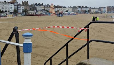 Weymouth Beach cordoned off: What we know so far