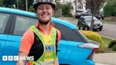 Olympian Tom Hall's wife Emma Davies cycles to Paris to meet him