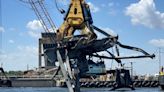 More steel lifted out of the Patapsco River as cleanup of the collapsed bridge continues