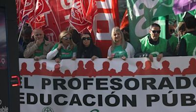 Arranca la segunda jornada de huelga de profesores en Madrid sin avances en la negociación con la Consejería de Educación