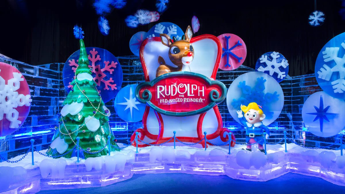 ICE! returns to Gaylord Texan Resort this holiday season with Rudolph the Red-Nosed Reindeer theme