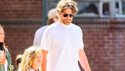 Bradley Cooper is back on dad duty with daughter Lea De Seine