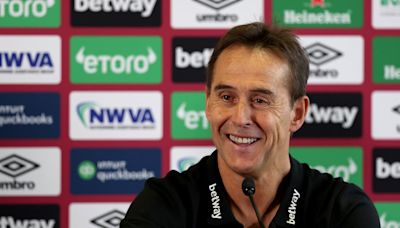 Julen Lopetegui sees fans as crucial in helping get the best out of his Hammers