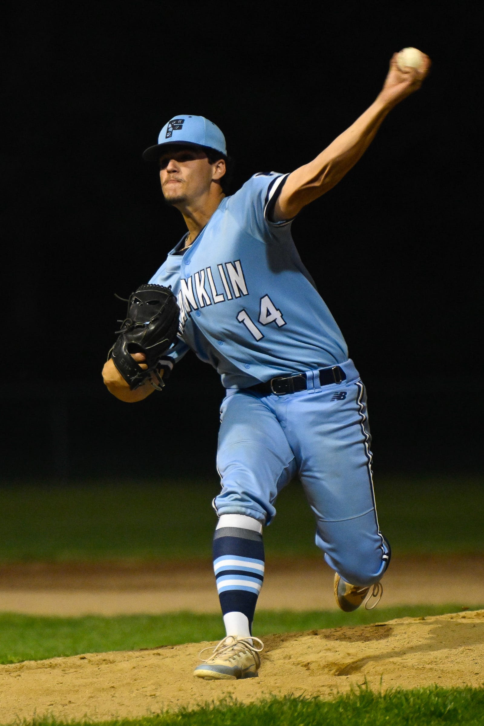 Jake Shaughnessy strikes out 11 Natick hitters; Franklin reaches Pedroli Classic finals