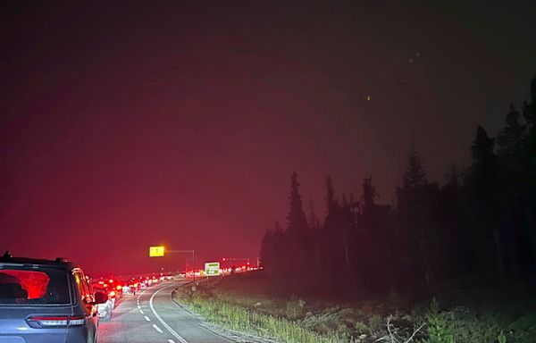 Fast-moving wildfire in the Canadian Rockies ravages the town of Jasper