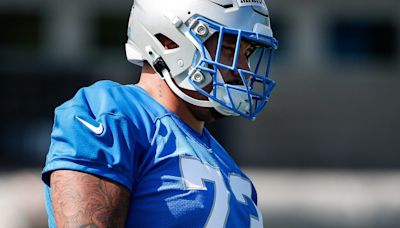 Lions 'have to assume we don't have' rookie OL Christian Mahogany as he battles illness