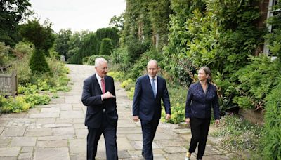 ‘Clarity’ over Casement Park needed, Tánaiste says as he meets new Northern Ireland Secretary Hilary Benn