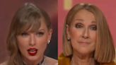 Grammys viewers divided as Taylor Swift snubs Celine Dion while accepting Album of the Year