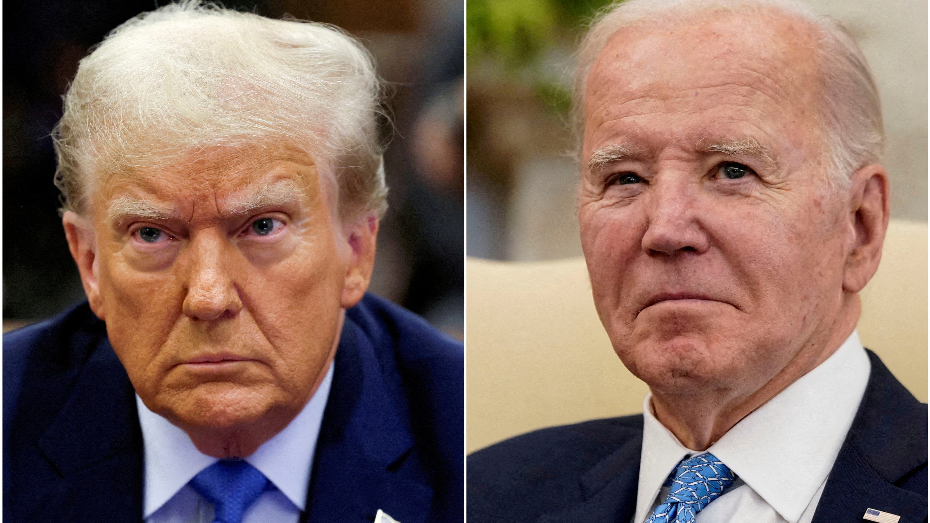 Trump leads Biden in 5 key swing states as voters worry about economy, Israel-Hamas war: new poll