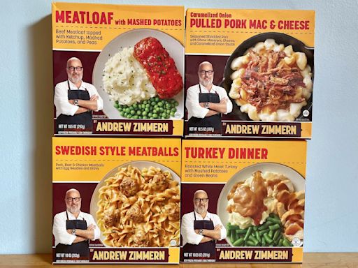 The Best Andrew Zimmern Frozen Dinner Casts Turkey As The Main Character