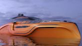 Take a look at this 88-foot yacht concept designed to imitate a luxury sports car with 'touches from Lamborghini'