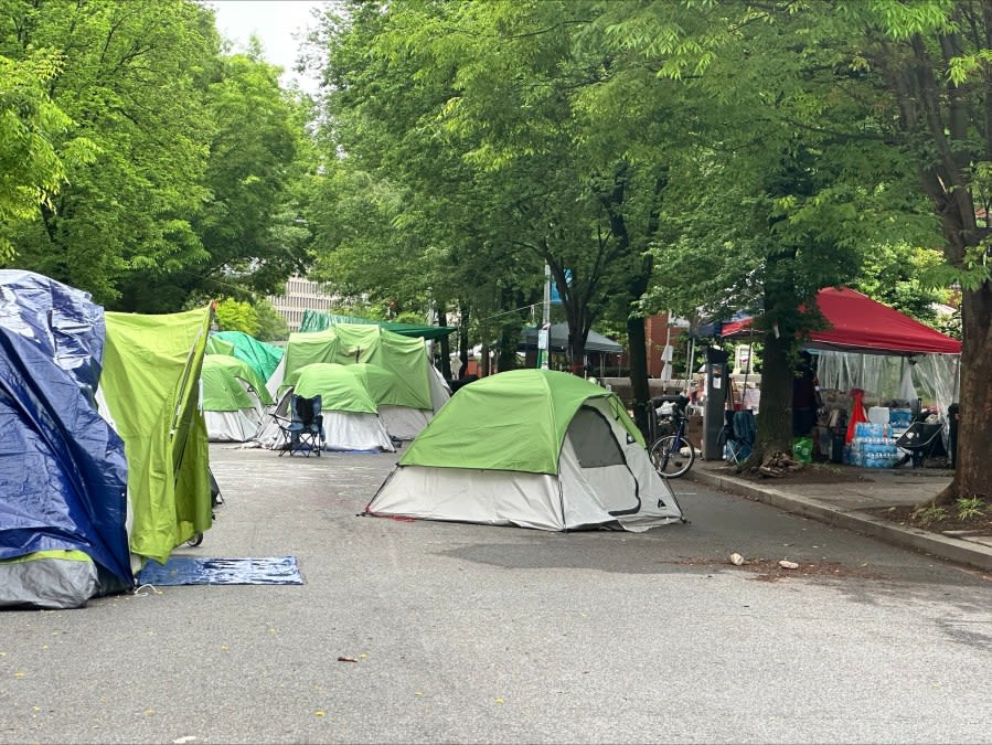 Pro-Palestine Encampment at GWU enters 12th day