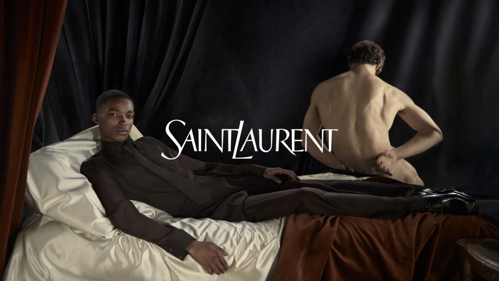 EXCLUSIVE: Saint Laurent Drops Artful — and Cheeky — Men’s Fall Campaign